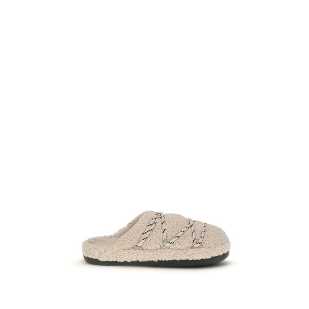 Moon Boot Beige Polyamide Women's Flats